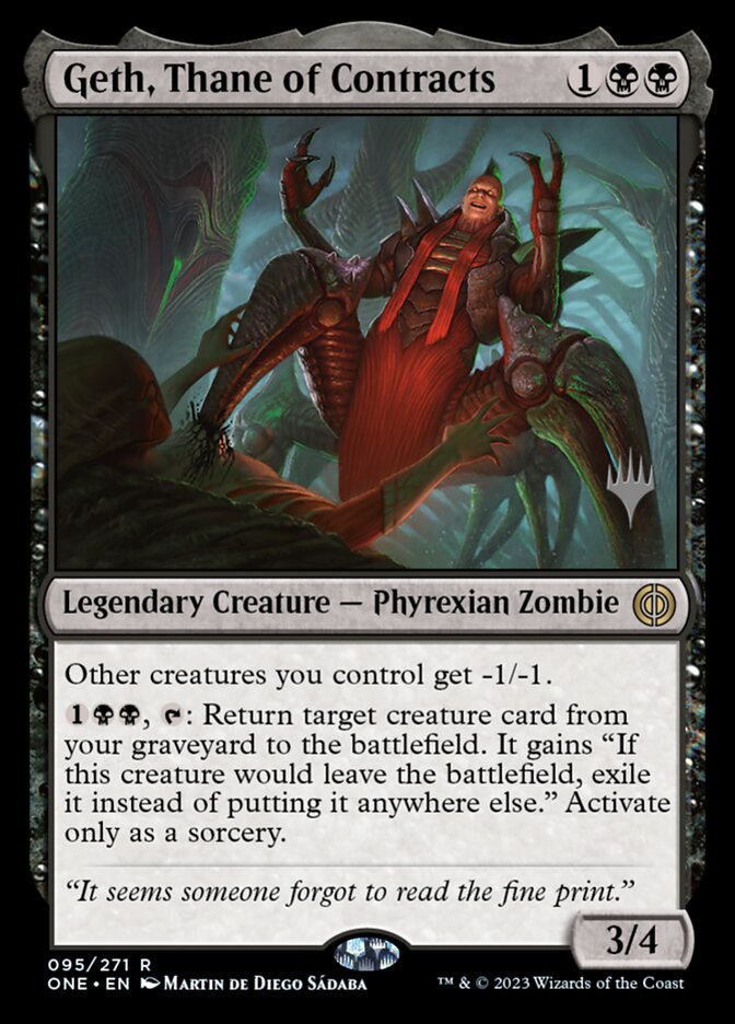 Geth, Thane dos Contratos / Geth, Thane of Contracts - Magic: The Gathering - MoxLand