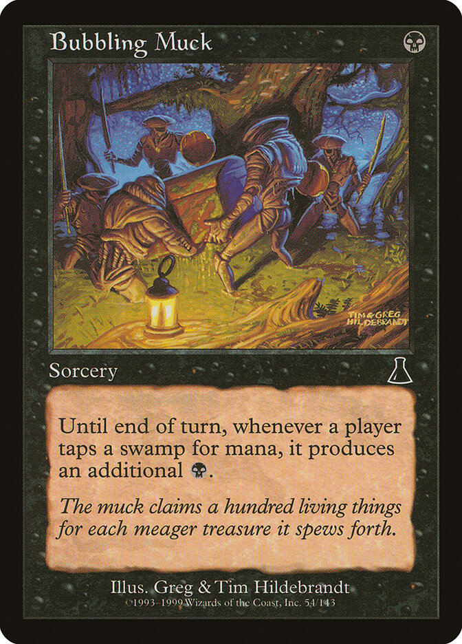 Lodo Borbulhante / Bubbling Muck - Magic: The Gathering - MoxLand