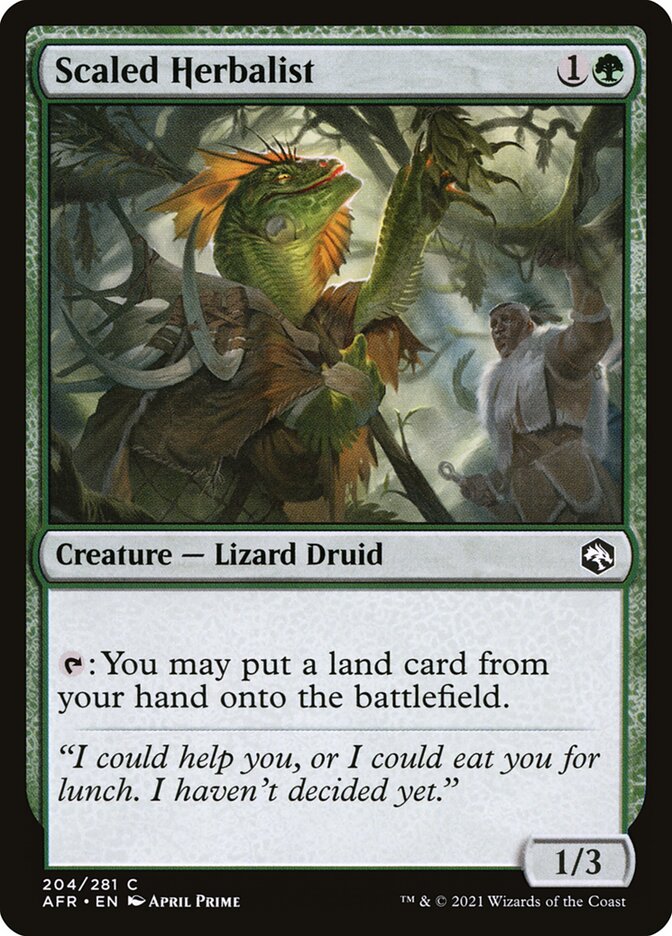 Herborista Escamosa / Scaled Herbalist - Magic: The Gathering - MoxLand