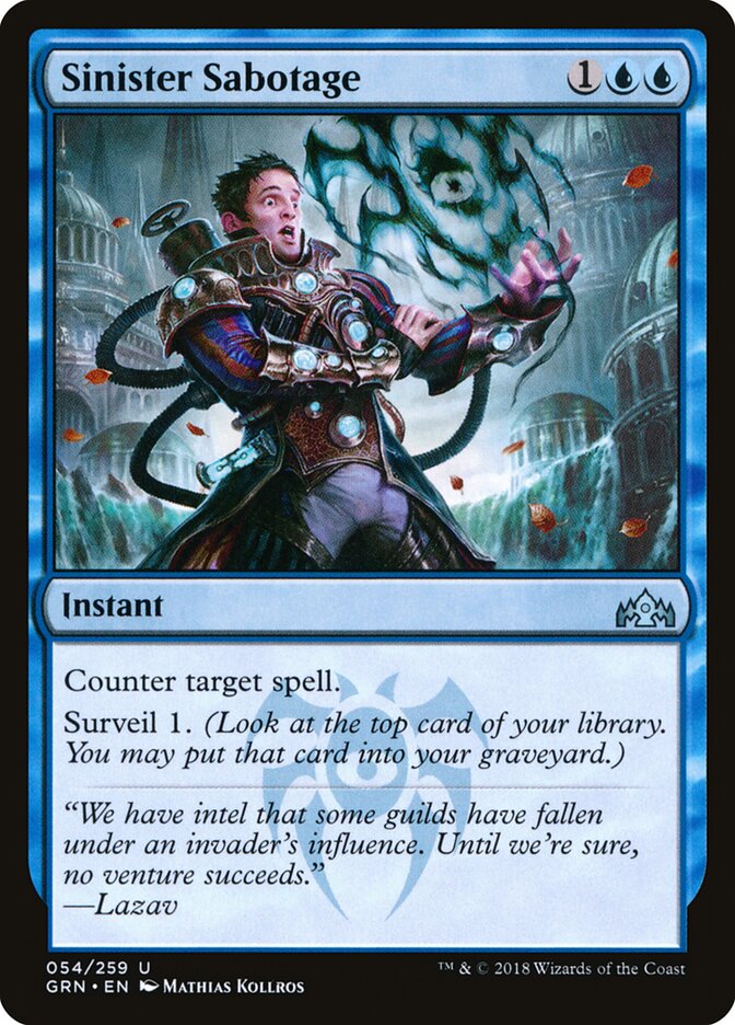 Sabotagem Sinistra / Sinister Sabotage - Magic: The Gathering - MoxLand