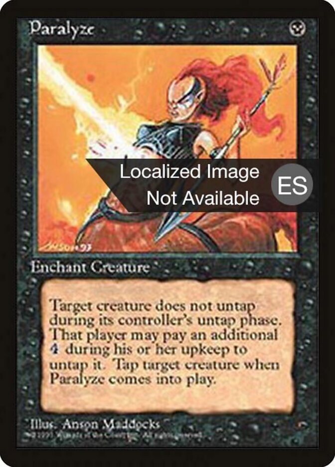 Paralizar / Paralyze - Magic: The Gathering - MoxLand