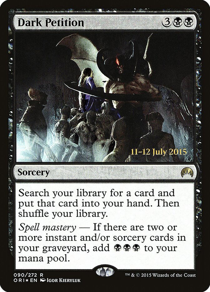 Petição Obscura / Dark Petition - Magic: The Gathering - MoxLand