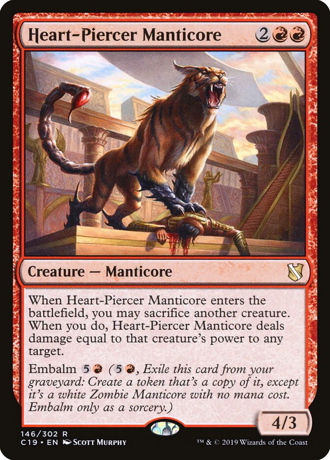 Mantícora Fura-coração / Heart-Piercer Manticore - Magic: The Gathering - MoxLand