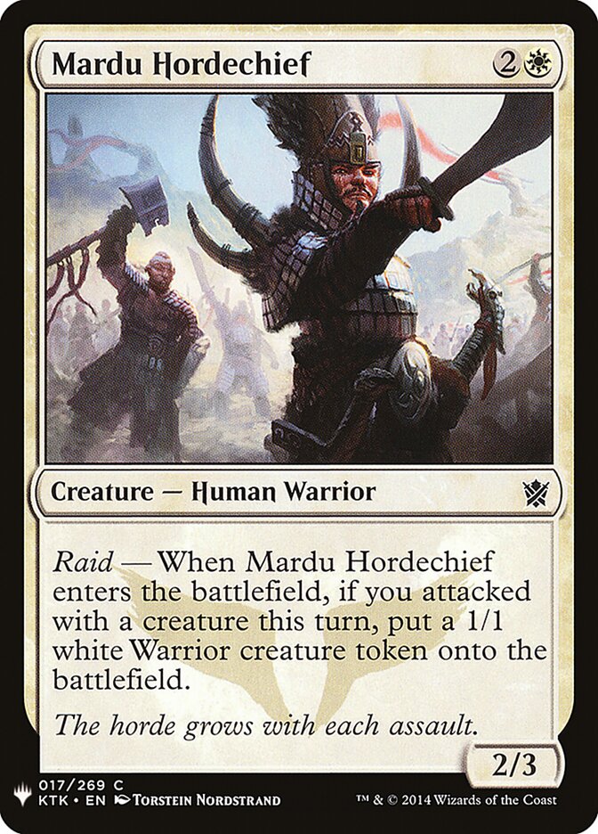 Chefe da Horda Mardu / Mardu Hordechief - Magic: The Gathering - MoxLand