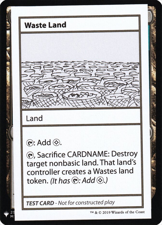 Waste Land - Magic: The Gathering - MoxLand