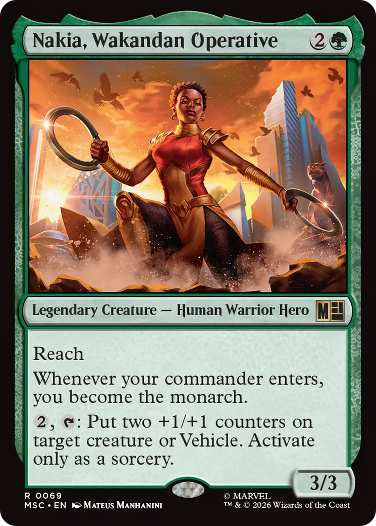 Nakia, Wakandan Operative - Magic: The Gathering - MoxLand