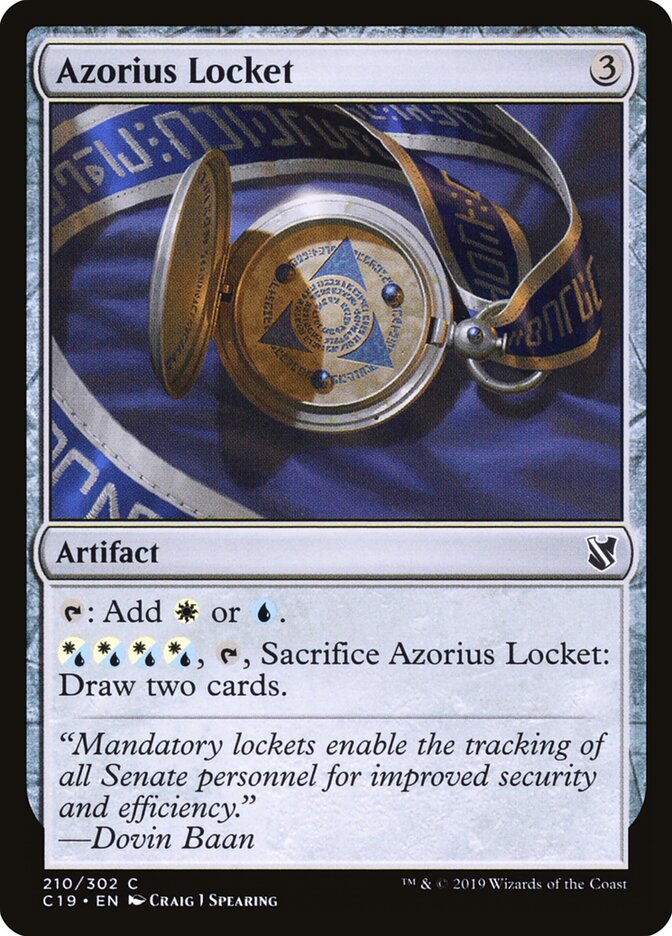 Medalhão Azorius / Azorius Locket - Magic: The Gathering - MoxLand