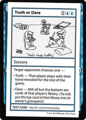 Truth or Dare - Magic: The Gathering - MoxLand