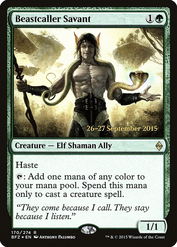 Sábio Convocador de Feras / Beastcaller Savant - Magic: The Gathering - MoxLand
