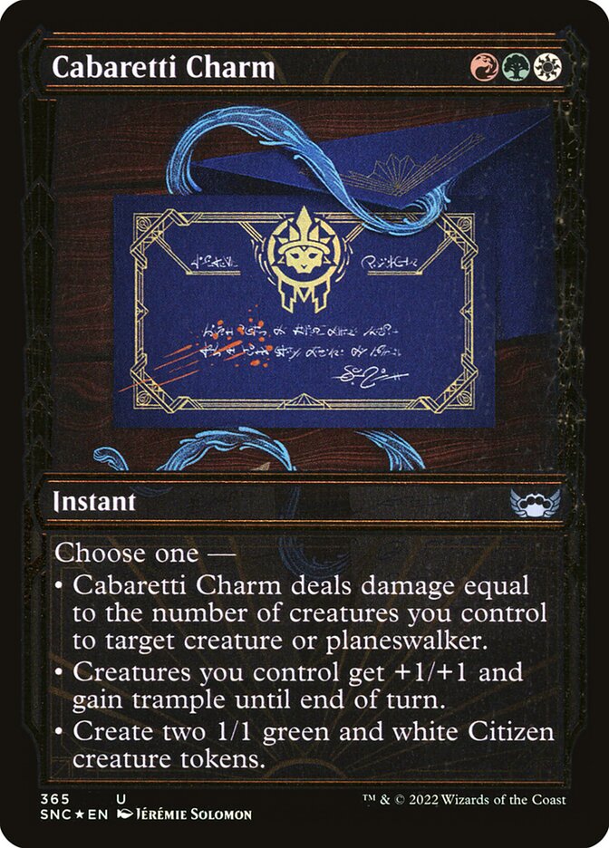 Amuleto dos Cabaretti / Cabaretti Charm - Magic: The Gathering - MoxLand
