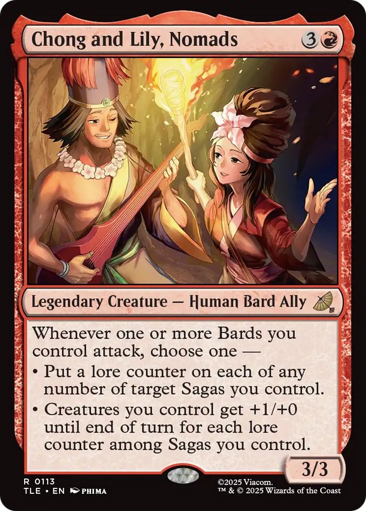 Chong e Lily, Nômades / Chong and Lily, Nomads - Magic: The Gathering - MoxLand