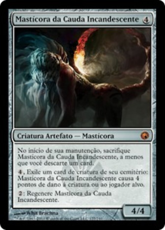 Mastícora da Cauda Incandescente / Molten-Tail Masticore - Magic: The Gathering - MoxLand