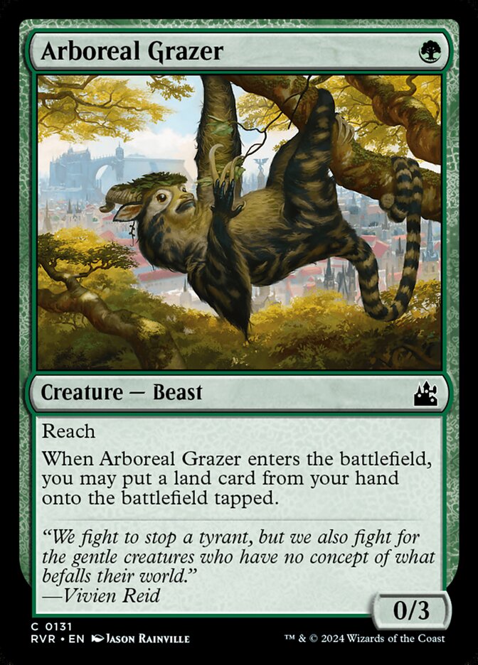 Herbívoro Arbóreo / Arboreal Grazer - Magic: The Gathering - MoxLand