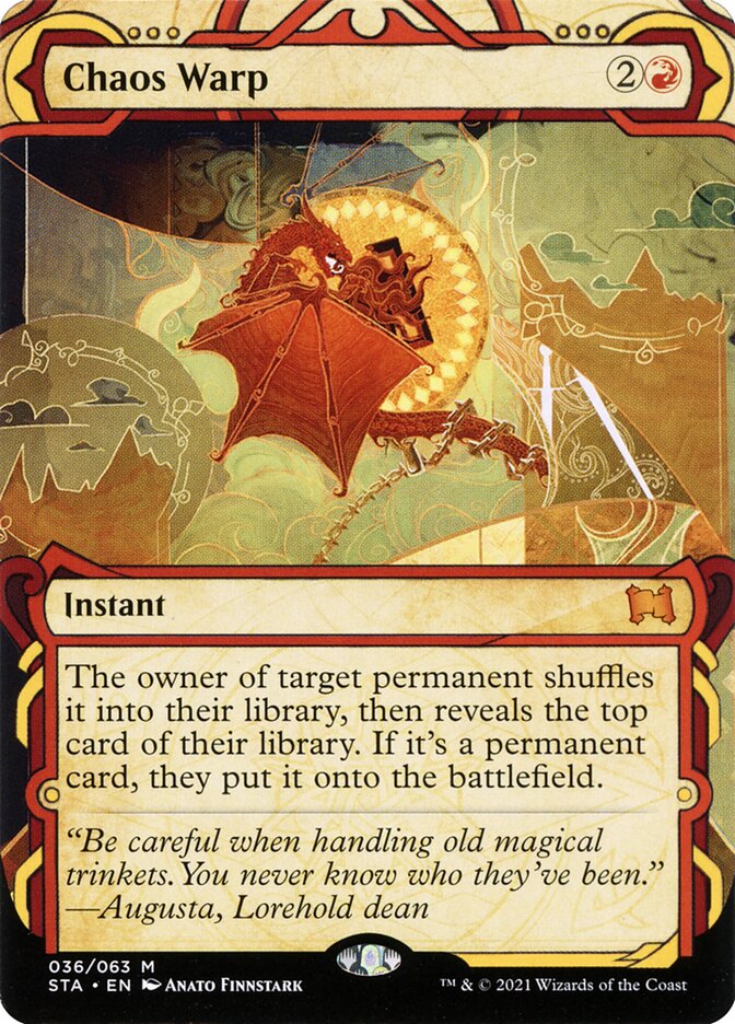 Distorção Caótica / Chaos Warp - Magic: The Gathering - MoxLand