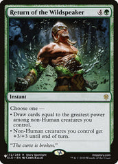 Retorno do Falabravo / Return of the Wildspeaker - Magic: The Gathering - MoxLand