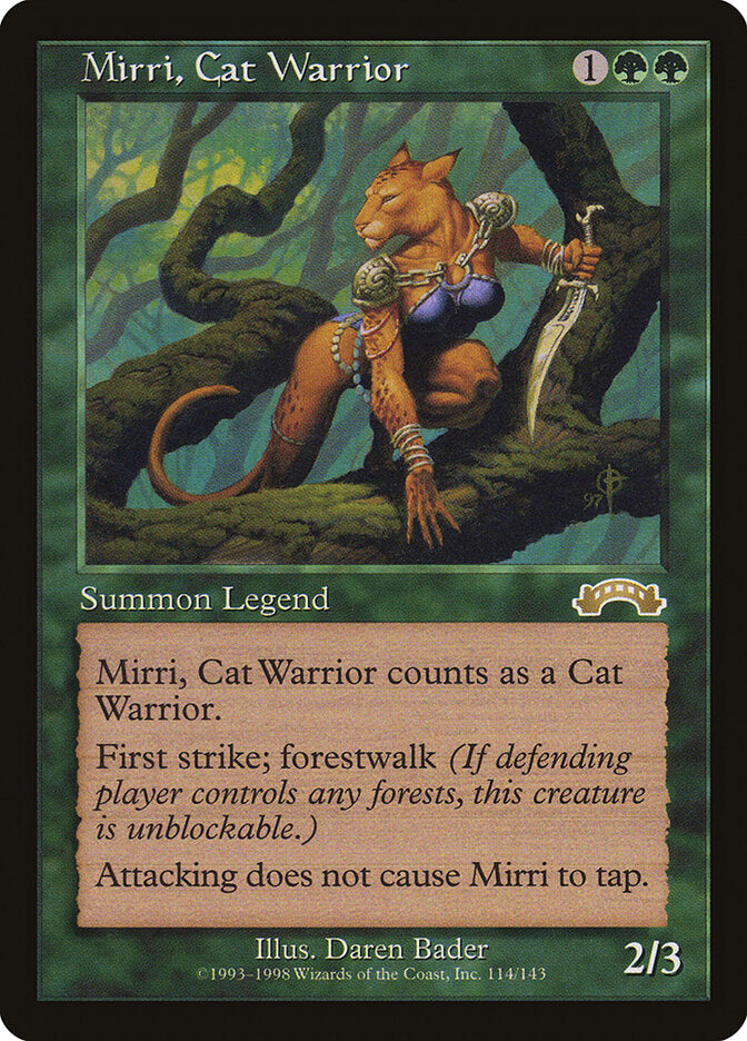 Mirri, Felina Guerreira / Mirri, Cat Warrior - Magic: The Gathering - MoxLand