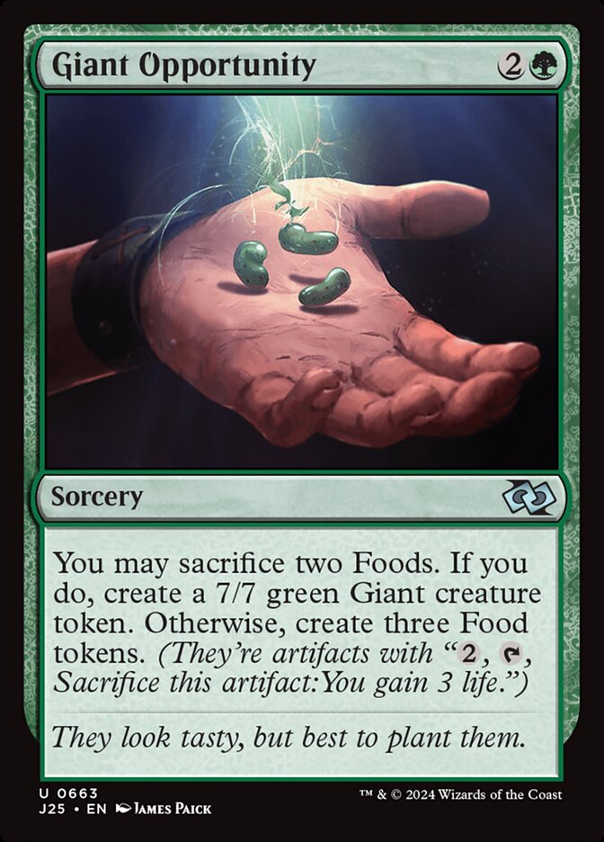 Oportunidade Gigante / Giant Opportunity - Magic: The Gathering - MoxLand