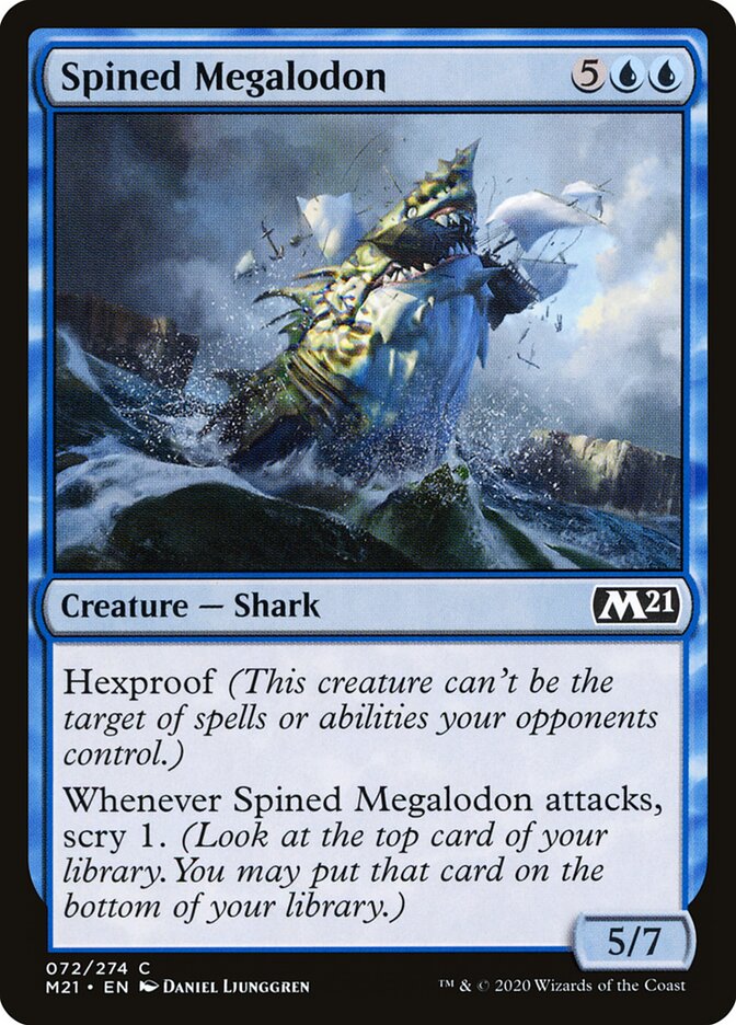 Megalodonte Espinhoso / Spined Megalodon - Magic: The Gathering - MoxLand