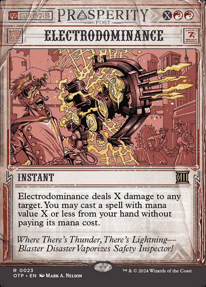Eletrodominância / Electrodominance - Magic: The Gathering - MoxLand