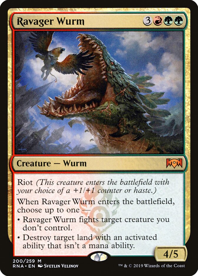 Vorme Devastador / Ravager Wurm - Magic: The Gathering - MoxLand