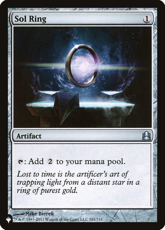 Anel Solar / Sol Ring - Magic: The Gathering - MoxLand