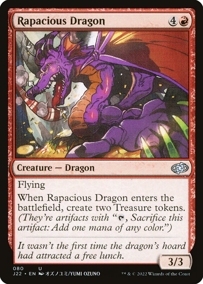 Dragão Edaz / Rapacious Dragon - Magic: The Gathering - MoxLand