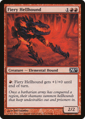 Sabujo Infernal / Fiery Hellhound - Magic: The Gathering - MoxLand