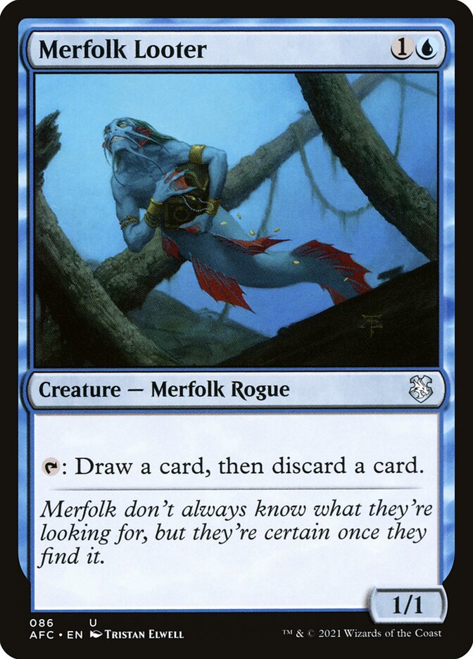Tritão Saqueador / Merfolk Looter - Magic: The Gathering - MoxLand