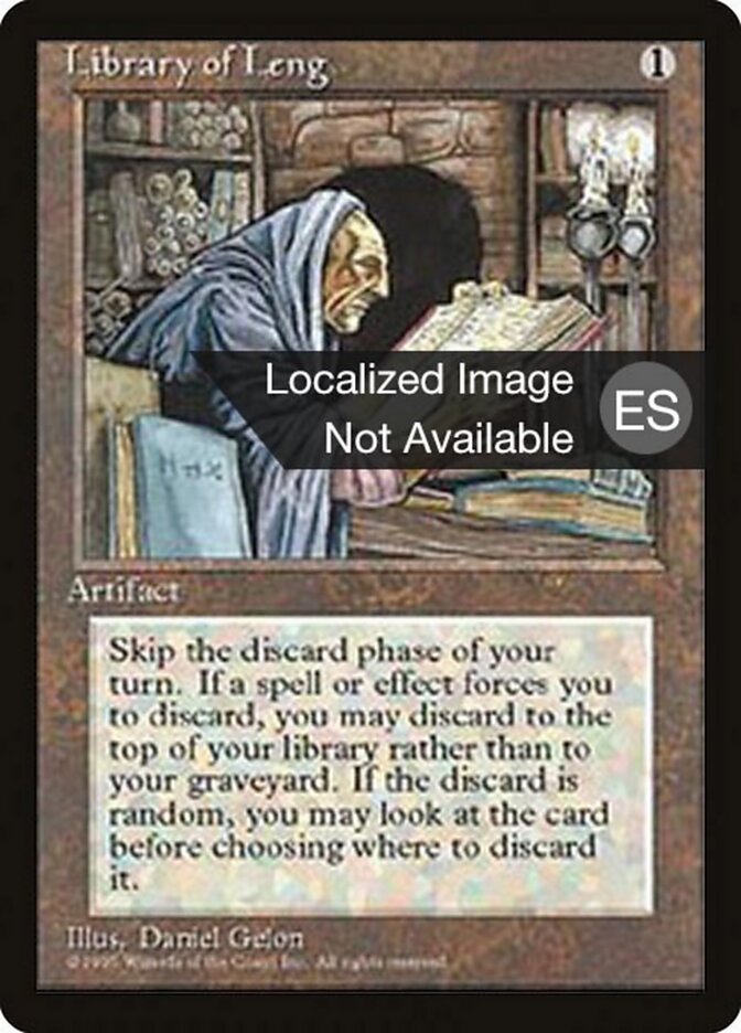 Grimório de Leng / Library of Leng - Magic: The Gathering - MoxLand