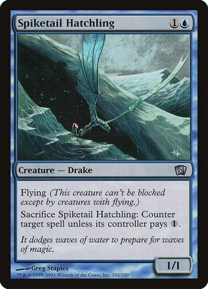 Cria de Cauda Espigada / Spiketail Hatchling - Magic: The Gathering - MoxLand