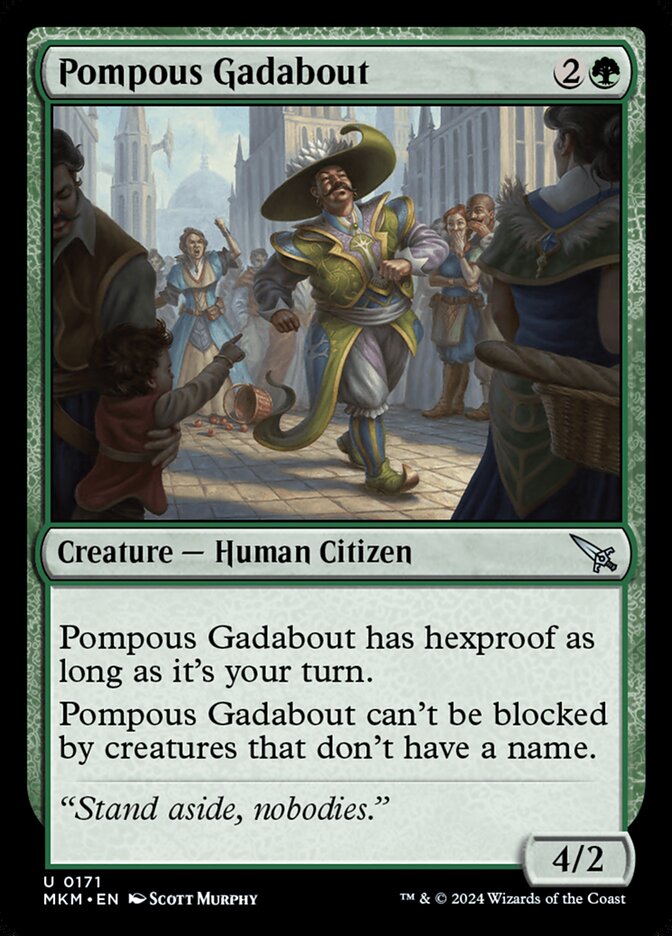 Errante Presunçoso / Pompous Gadabout - Magic: The Gathering - MoxLand