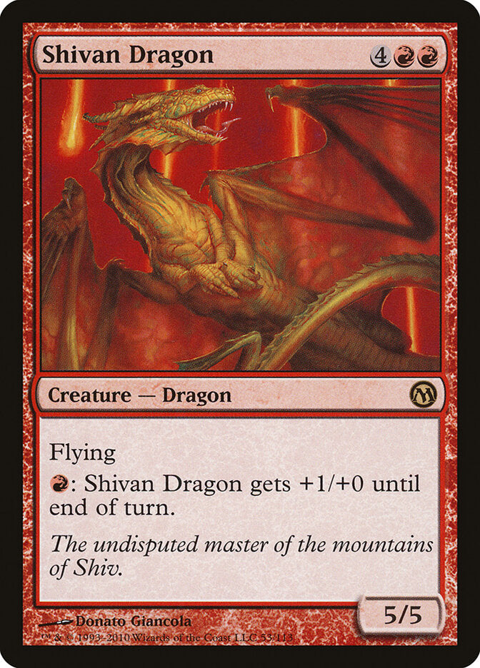 Dragão de Shiv / Shivan Dragon - Magic: The Gathering - MoxLand