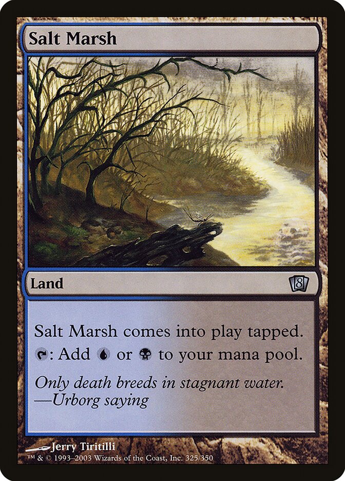 Pântano Salgado / Salt Marsh - Magic: The Gathering - MoxLand