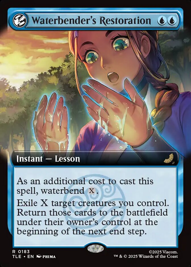 Restauração da Dobradora de Água / Waterbender's Restoration - Magic: The Gathering - MoxLand