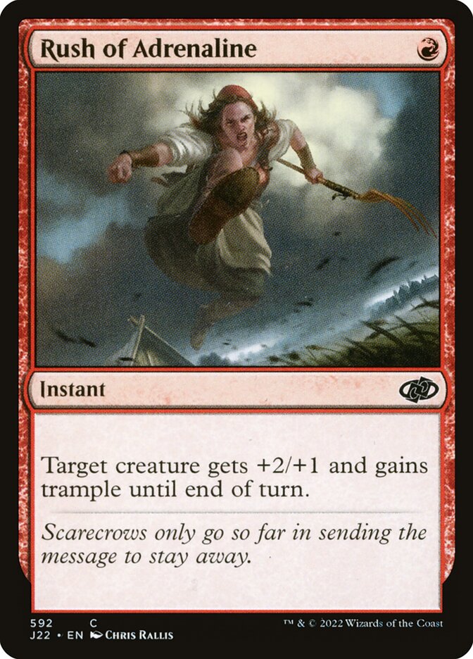 Ímpeto de Adrenalina / Rush of Adrenaline - Magic: The Gathering - MoxLand