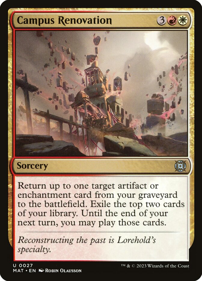 Renovação do Campus / Campus Renovation - Magic: The Gathering - MoxLand