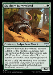 Diabo-da-toca Teimoso / Stubborn Burrowfiend - Magic: The Gathering - MoxLand