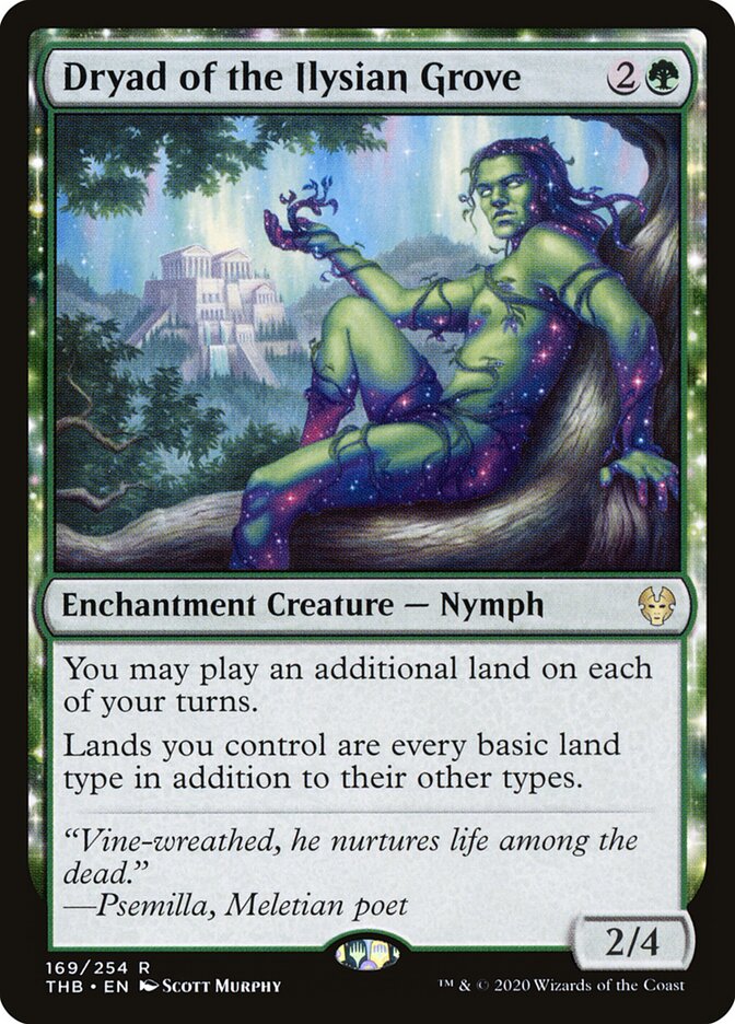 Dríade do Bosque Ilisiano / Dryad of the Ilysian Grove - Magic: The Gathering - MoxLand