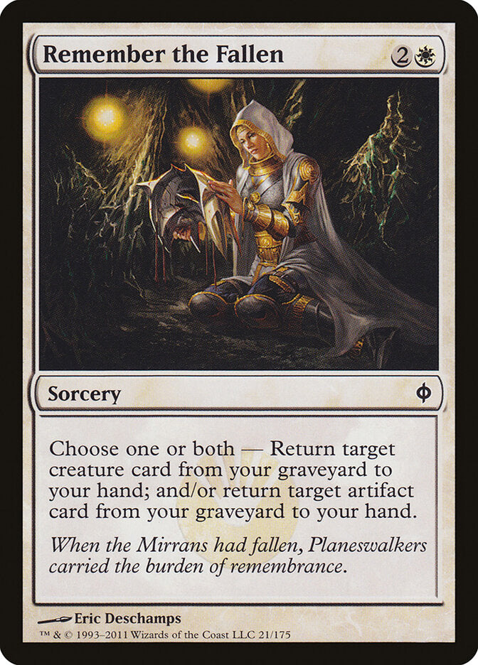 Recordar os Tombados / Remember the Fallen - Magic: The Gathering - MoxLand