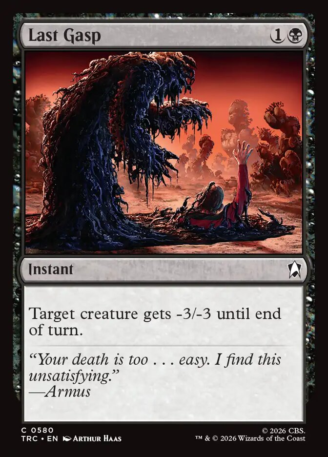 Último Suspiro / Last Gasp - Magic: The Gathering - MoxLand