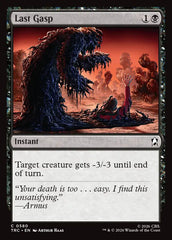Último Suspiro / Last Gasp - Magic: The Gathering - MoxLand