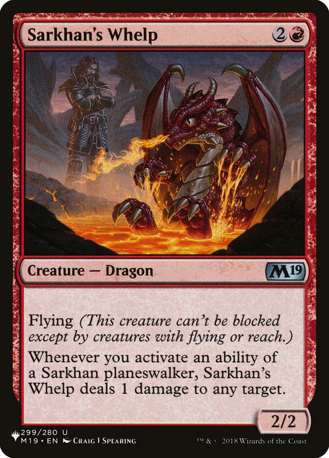 Filhote de Sarkhan / Sarkhan's Whelp - Magic: The Gathering - MoxLand