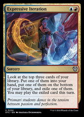 Iteração Expressiva / Expressive Iteration - Magic: The Gathering - MoxLand