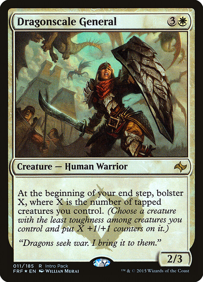General Escama de Dragão / Dragonscale General - Magic: The Gathering - MoxLand