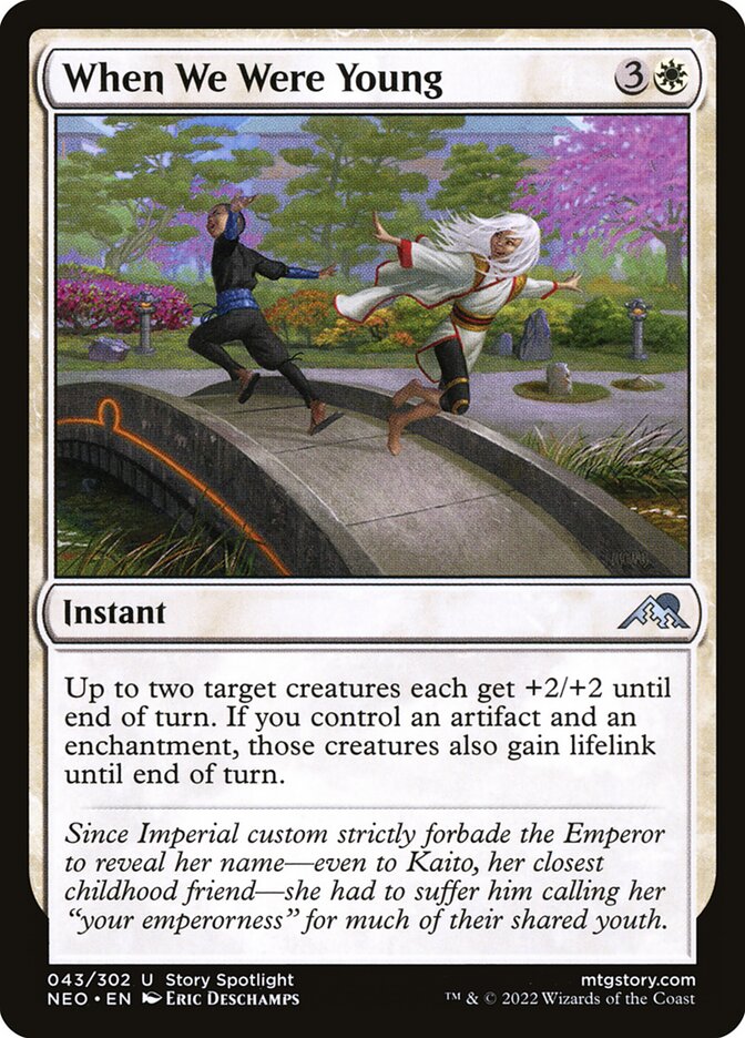 Quando Éramos Jovens / When We Were Young - Magic: The Gathering - MoxLand