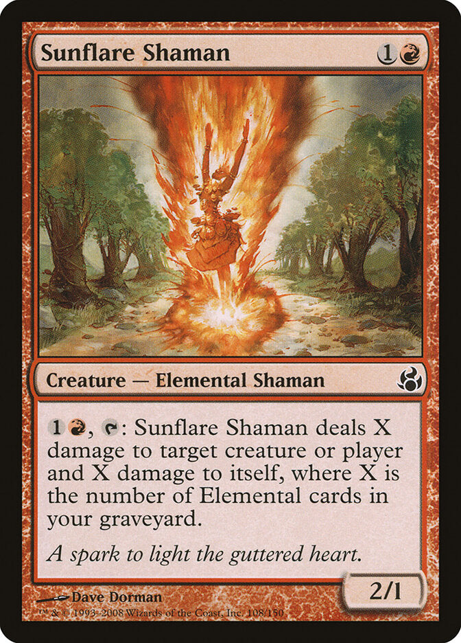 Xamã da Labareda Solar / Sunflare Shaman - Magic: The Gathering - MoxLand