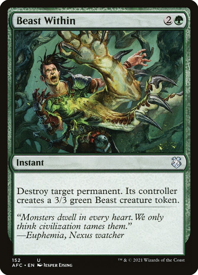 Fera Interior / Beast Within - Magic: The Gathering - MoxLand