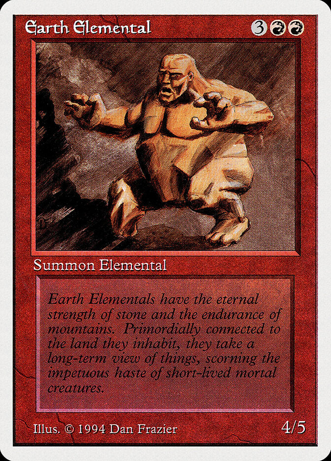 Elemental da Terra / Earth Elemental - Magic: The Gathering - MoxLand