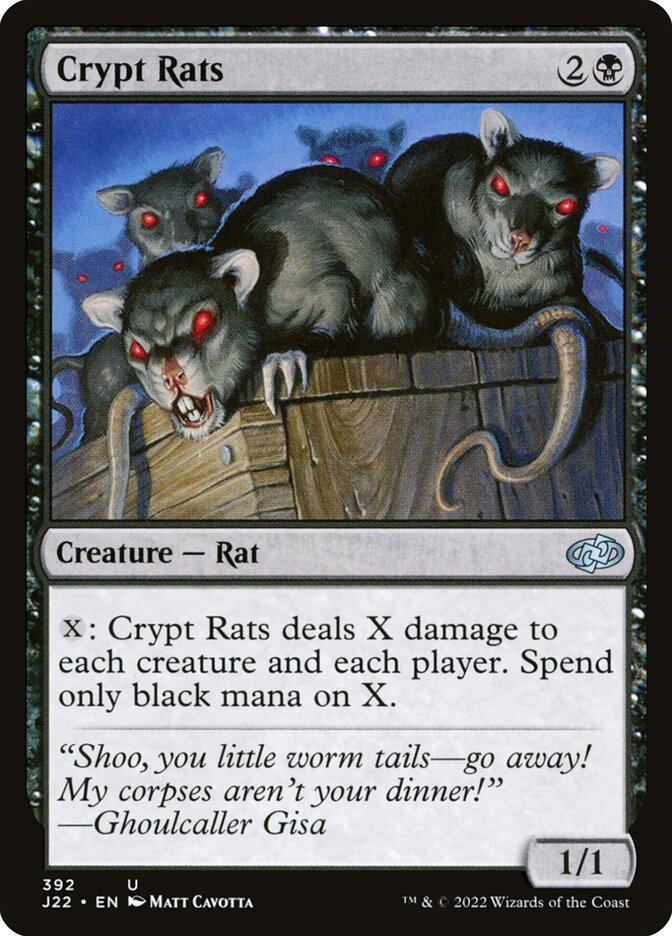 Ratos da Cripta / Crypt Rats - Magic: The Gathering - MoxLand