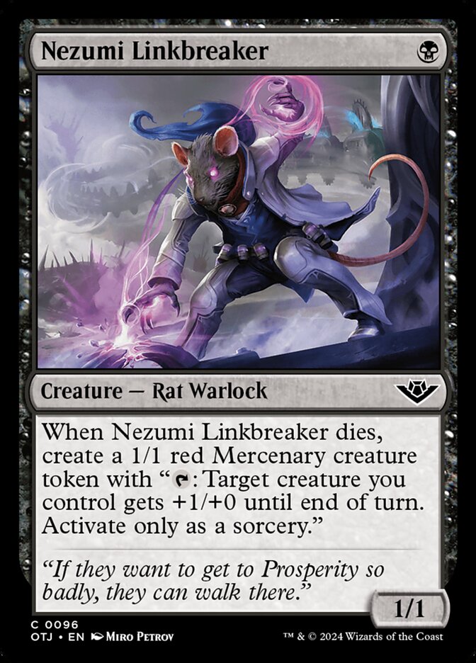 Quebrador de Elos Nezumi / Nezumi Linkbreaker - Magic: The Gathering - MoxLand